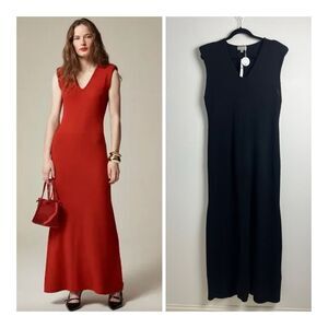 NEW‎ J.Crew Large Black Spring Street Featherweight Cashmere Sweater Dress